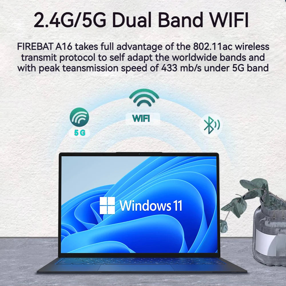 Firebat A16 Business Laptop - Essential Accessories Hi-Tech