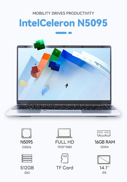 FIREBAT A14 Business Laptop - Essential Accessories Hi-Tech