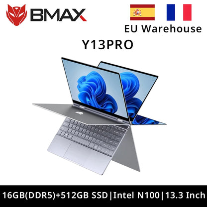 Sleek BMAX Y13PRO Laptop - Essential Accessories Hi-Tech