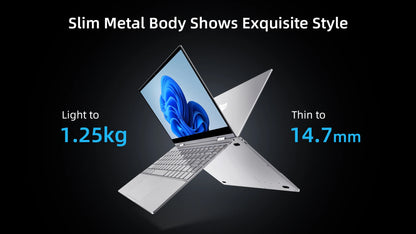 Sleek BMAX Y13PRO Laptop - Essential Accessories Hi-Tech