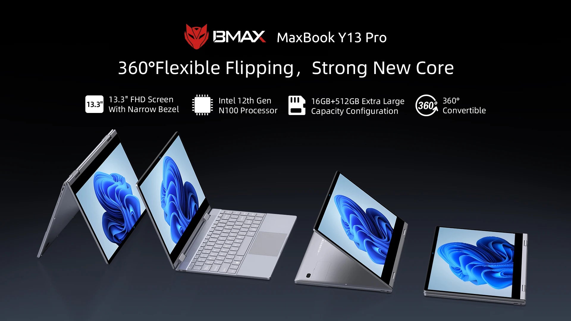 Sleek BMAX Y13PRO Laptop - Essential Accessories Hi-Tech