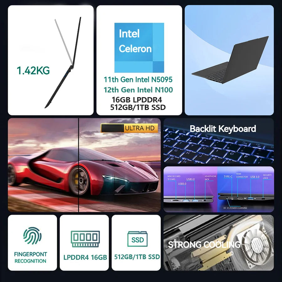 Firebat A16 Business Laptop - Essential Accessories Hi-Tech